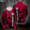 NCAA Alabama Crimson Tide 3D Skull Pullover Hoodie