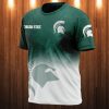 NCAA Michigan State Spartans Green White Logo T-Shirt