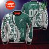 NCAA Michigan State Spartans Custom Number Green Bomber Jacket