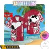 NCAA Alabama Crimson Tide Custom Name Snoopy Dog Hawaiian Shirt