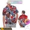 NCAA Georgia Bulldogs Custom Name Mascot Hawaiian Shirt