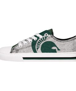 Alternative view of NCAA Michigan State Spartans White Low Top Shoes