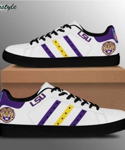 Alternative view of NCAA LSU Tigers White Stan Smith Shoes
