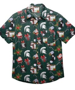 NCAA Michigan State Spartans Christmas Hawaiian Shirt