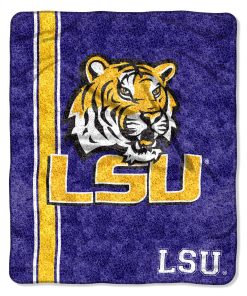 NCAA LSU Tigers Blue Fleece Blanket