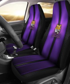 NCAA LSU Tigers Incredible Line Pattern Car Seat Covers