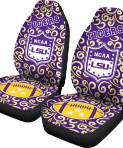 Alternative view of NCAA LSU Tigers Artist Car Seat Covers