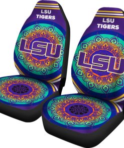 Alternative view of NCAA LSU Tigers Magical And Vibrant Car Seat Covers