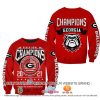 NCAA Georgia Bulldogs 2021 Champions Red Sweatshirt