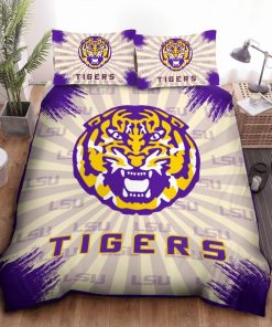 NCAA LSU Tigers Big Logo Bedding Set
