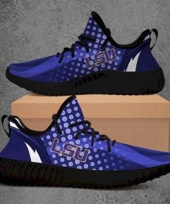 NCAA LSU Tigers Blue Yeezy Boost Sneakers