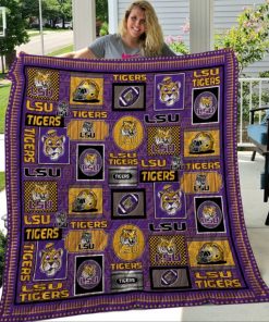NCAA LSU Tigers Limited Edition Quilt Blanket