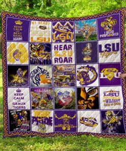 NCAA LSU Tigers Special Style Quilt Blanket