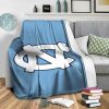 NCAA North Carolina Tar Heels Blue Fleece Blanket V1