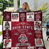 NCAA Ohio State Buckeyes EST 1785 Quilt Blanket
