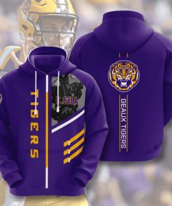 NCAA LSU Tigers Purple Pullover Hoodie