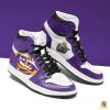 NCAA LSU Tigers Purple White Air Jordan 1 High Sneakers