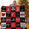 NCAA Cincinnati Bearcats Red Black Quilt Blanket V2