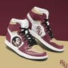 NCAA Florida State Seminoles Garnet Gold Air Jordan 1 High Sneakers