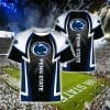 NCAA Penn State Nittany Lions Black White T-Shirt V2
