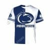 NCAA Penn State Nittany Lions Blue White T-Shirt V4