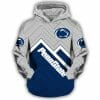NCAA Penn State Nittany Lions Blue Grey Pullover Hoodie V2