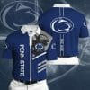 NCAA Penn State Nittany Lions Blue Grey Polo Shirt V7