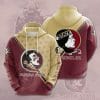 NCAA Florida State Seminoles Garnet Gold Pullover Hoodie V8