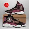NCAA Florida State Seminoles Custom Name Garnet Black Air Jordan 13 Shoes