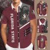 NCAA Florida State Seminoles Garnet White Hawaiian Shirt