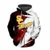 NCAA USC Trojans Cardinal White Zip Up Hoodie V2