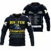 NCAA Michigan Wolverines Navy Blue Big Ten Zip Up Hoodie