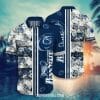NCAA Penn State Nittany Lions White Flowers Blue Hawaiian Shirt V3
