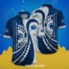 NCAA Penn State Nittany Lions Blue Grey Hawaiian Shirt V2