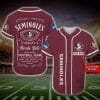 NCAA Florida State Seminoles Custom Name Garnet Baseball Jersey V2