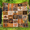 NCAA Tennessee Volunteers Orange White Quilt Blanket