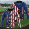 NCAA Florida Gators American Flag Pullover Hoodie V4