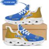 NCAA UCLA Bruins Custom Name Blue Gold Max Soul Shoes V2