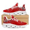 NCAA Northern Illinois Huskies Custom Name Red Max Soul Shoes V2