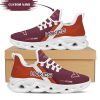 NCAA Virginia Tech Hokies Custom Name Maroon Max Soul Shoes V3