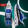 NCAA Duke Blue Devils Custom Name Black Max Soul Shoes V2
