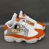 NCAA Tennessee Volunteers White Orange Air Jordan 13 Shoes