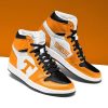 NCAA Tennessee Volunteers Orange White Air Jordan 1 High Sneakers