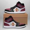 NCAA Iowa State Cyclones Cardinal Black Air Jordan 1 High Sneakers