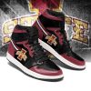 NCAA Iowa State Cyclones Cardinal Black Air Jordan 1 High Sneakers