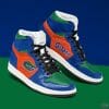 NCAA Florida Gators Green Blue Air Jordan 1 High Sneakers