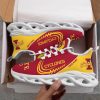 NCAA Iowa State Cyclones Custom Name Cardinal Gold Max Soul Shoes V2