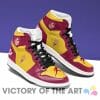 NCAA Arizona State Sun Devils Gold Air Jordan 1 High Sneakers