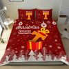NCAA Tennessee Volunteers Merry Christmas Bedding Set V3