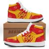NCAA Iowa State Cyclones Cardinal Gold Air Jordan 1 High Sneakers V2
